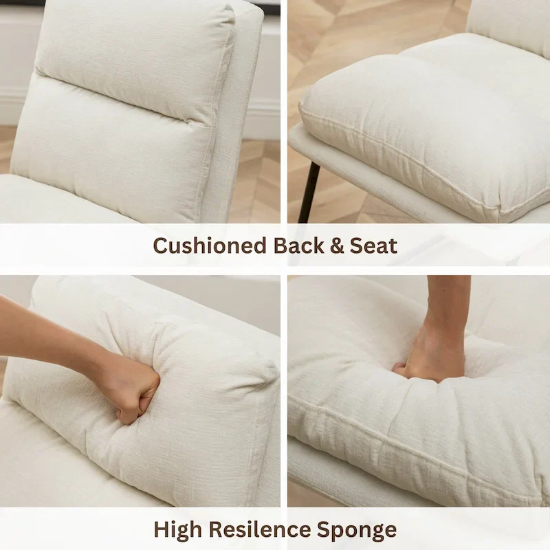 Upholstered Dining Chairs, Set of 2