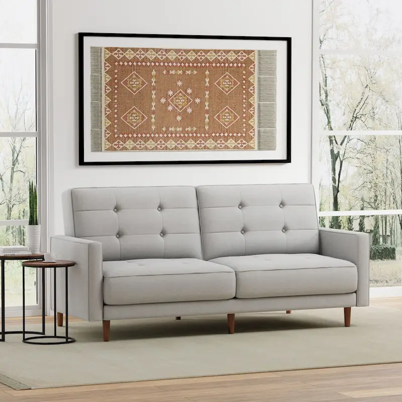 81.5   Sleeper Sofa with 8-Button Tufting