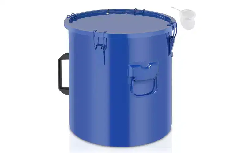 Karl Home 8 Gallon Fryer Oil Disposal Carbon Steel Fryer Grease Bucket