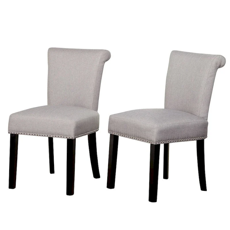 Simple Living Adeline Nailhead Parsons Dining Chair (Set of 2)
