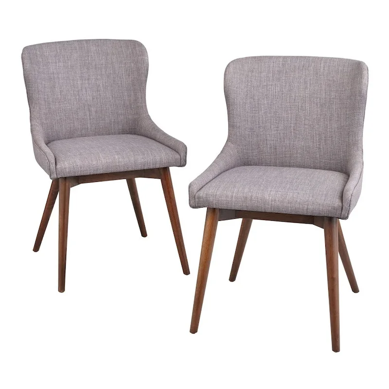 Simple Living Seguro Upholstered Mid-century Dining Chairs (Set of 2)