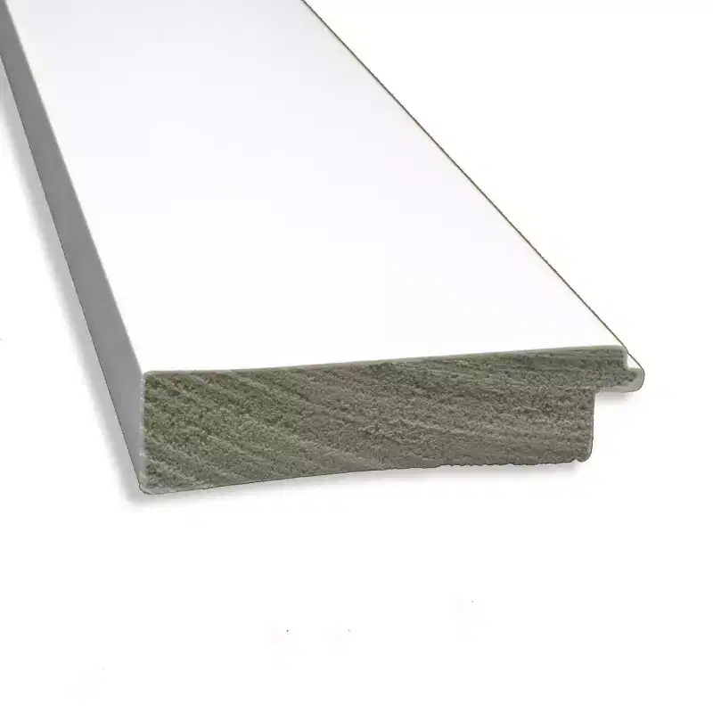 20" x 54" Non-Beveled Cabinet White Full Length on The Door Mirror - Amanti Art: Easy Door/Wall Mount, Polystyrene Frame