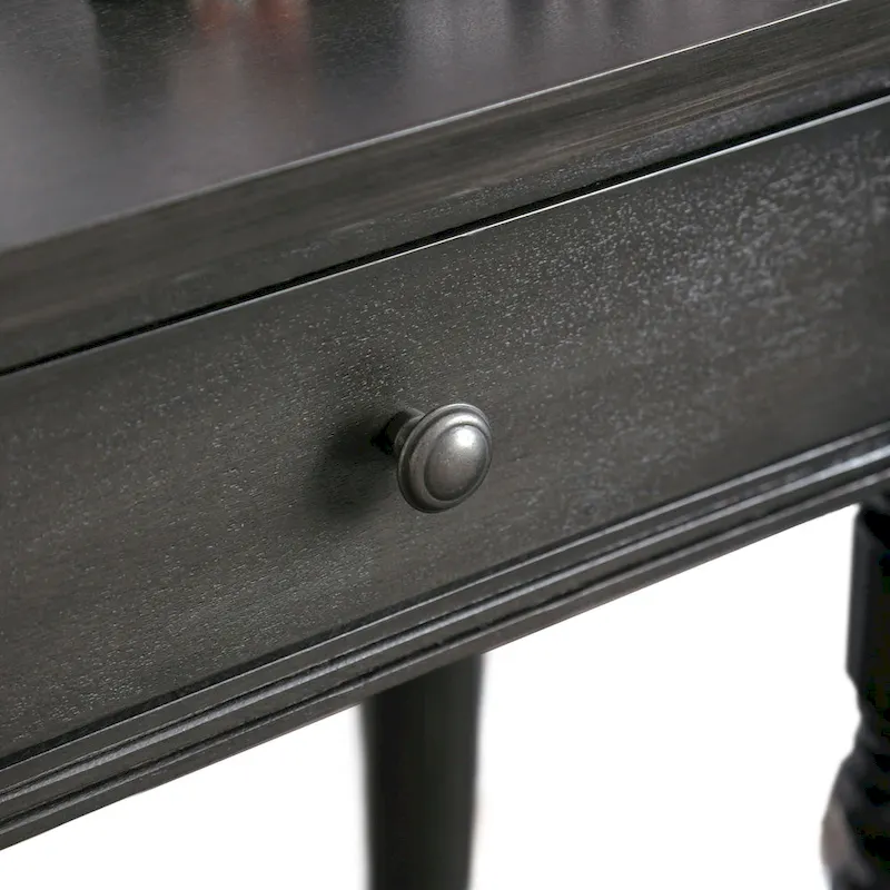 38-Inch Traditional Wood Console Table with 2 Drawers