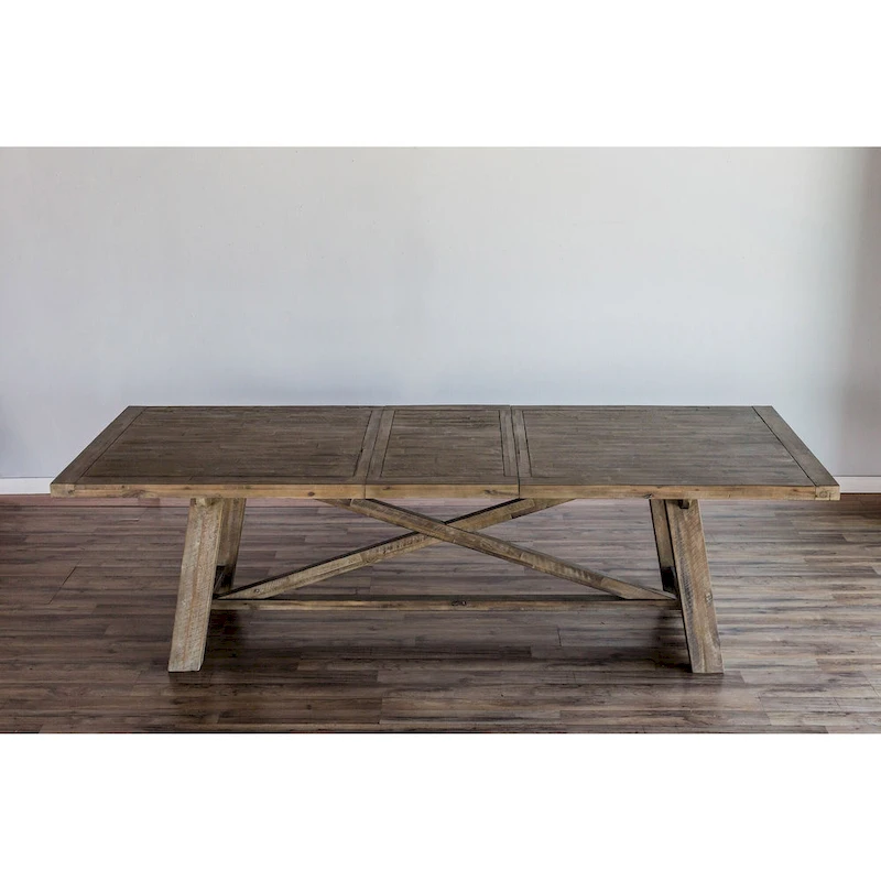 Newberry Extension Dining Table, Weathered Natural
