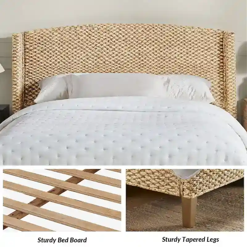 Ludwig Traditional Standard Bed with Wingback Design by HULALA HOME