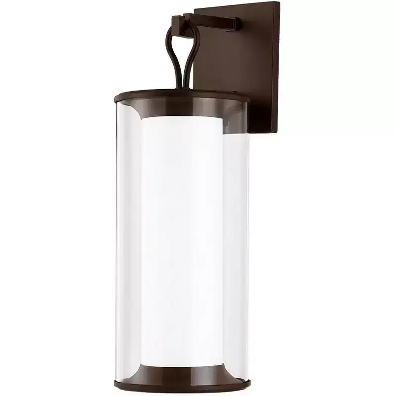 Troy Lighting Cannes 1 - Light Wall Light in Bronze Opal White Shade