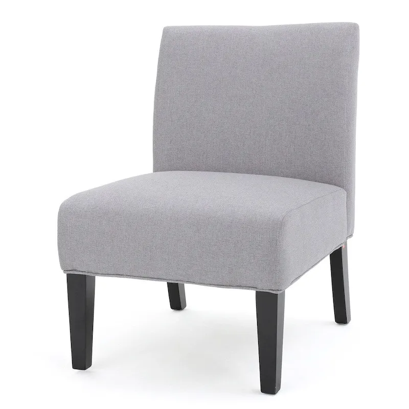 Fabric Slipper Accent Chair - Single Seat