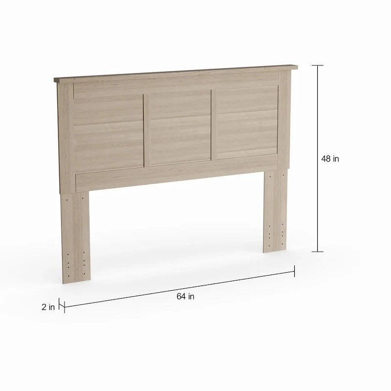 Somerset Ash Grey Headboard, Dresser and Nightstand Bedroom Set