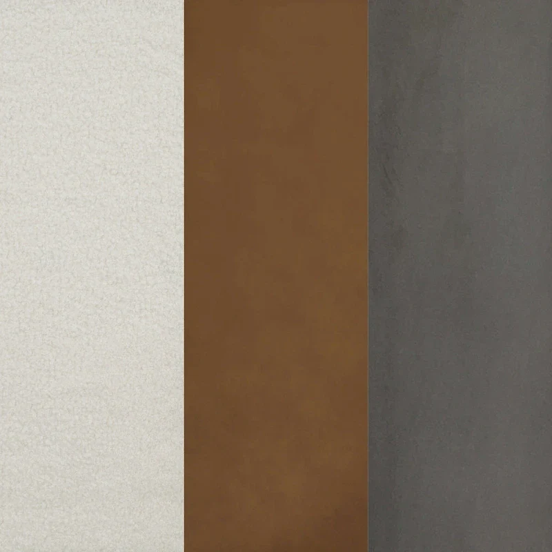 Nathan James Aspen Bed Headboard, Boucle Upholstered Headboard with Matte Metal Frame