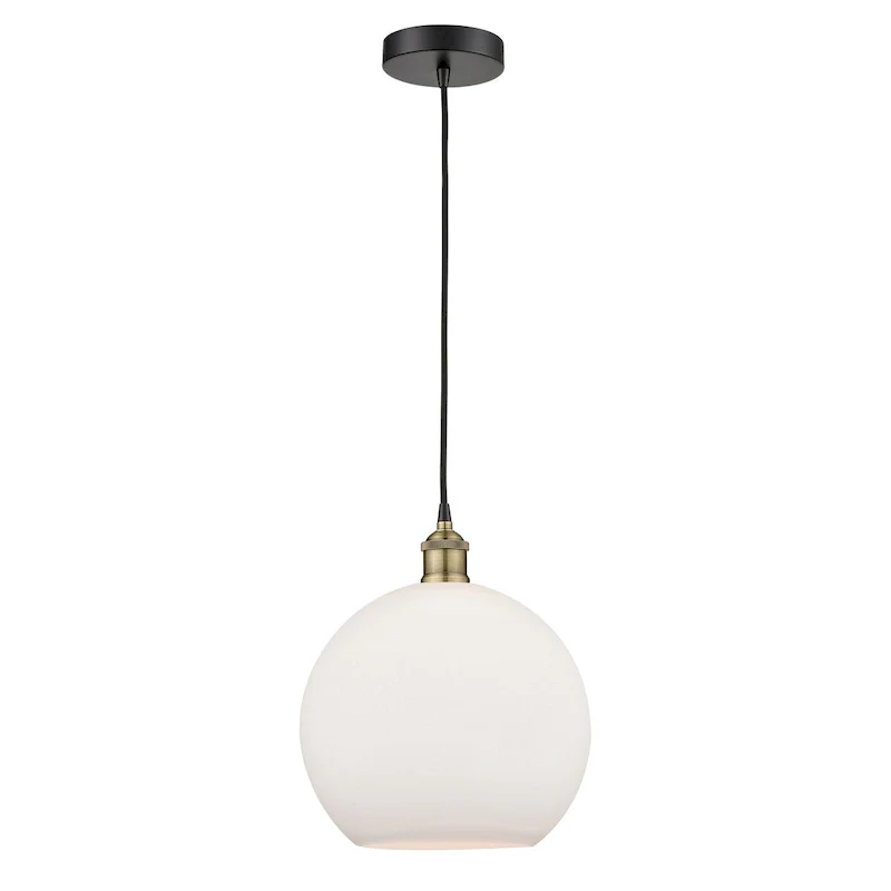 Innovations Lighting Athens - 1 Light 12  Cord Hung Mini Pendant.