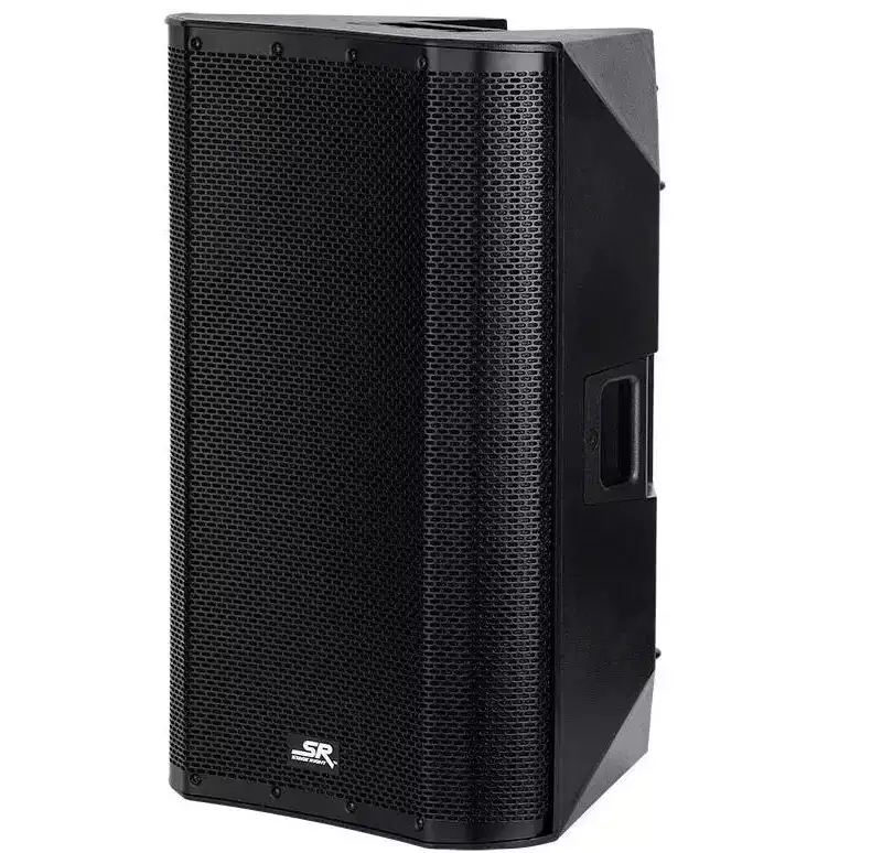 Monoprice SRD215 Powered Speaker 15in, with Class D Amp, Built-in Digital Sound Processor DSP, and Bluetooth Streaming, Portable and Lightweight -