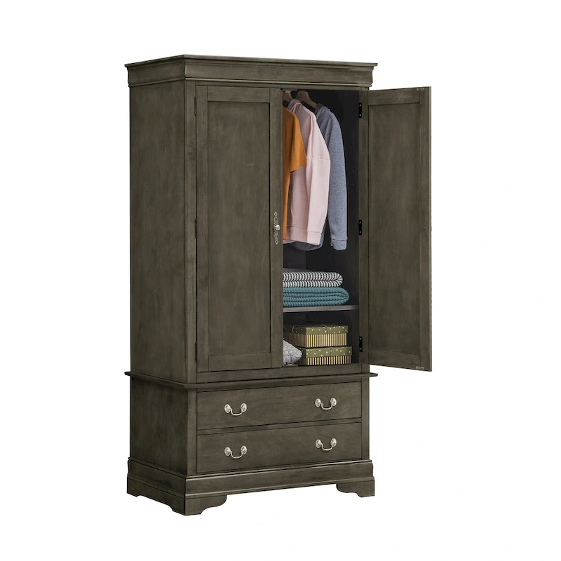 Louis Phillipe Armoire - N/A