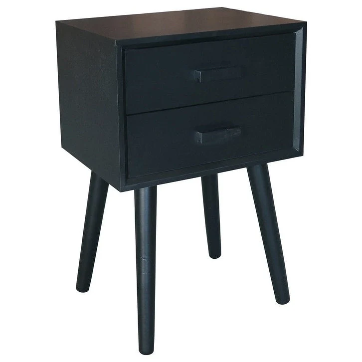 Two Drawer Side Table