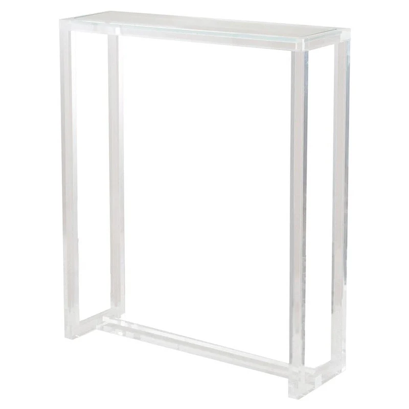 Sasha Acrylic Clear Modern Lucite Console