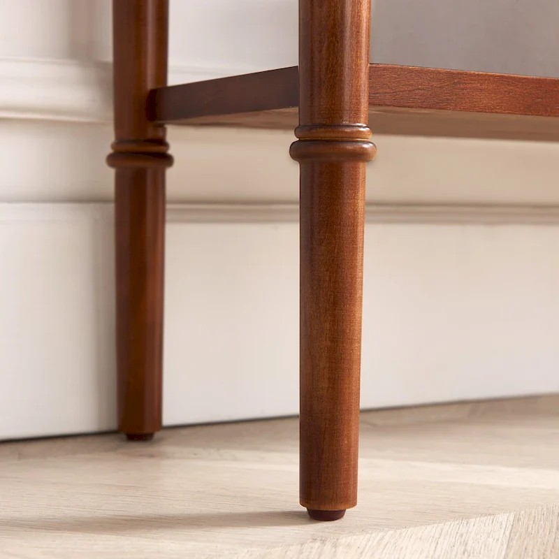 Black/Brown/Multi Narrow Hall Console Table with Drawer and Shelf
