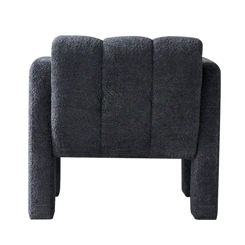 31.10  Wide Boucle Upholstered Accent Chair