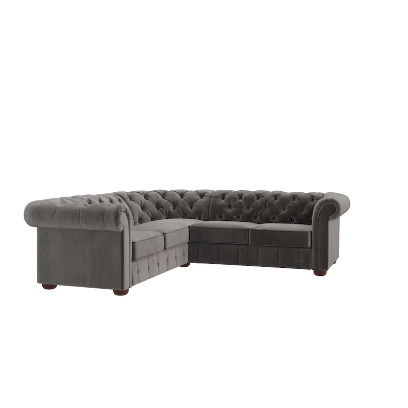 Knightsbridge Scrolled Arm Chesterfield Sectional by iNSPIRE Q Artisan