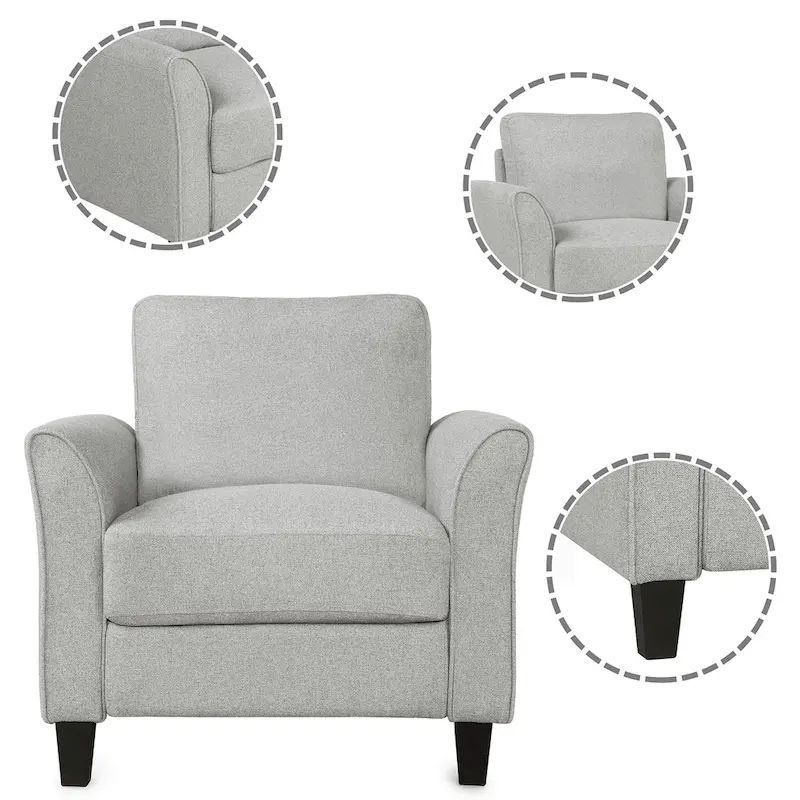 Living Room Furniture Chair And 3-Seat Sofa