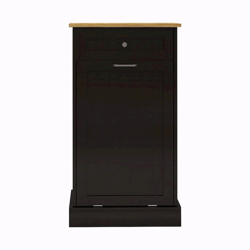 1-Drawer, 1-Compartment Tilt-Out Trash Cabinet - Kitchen Trash Cabinet