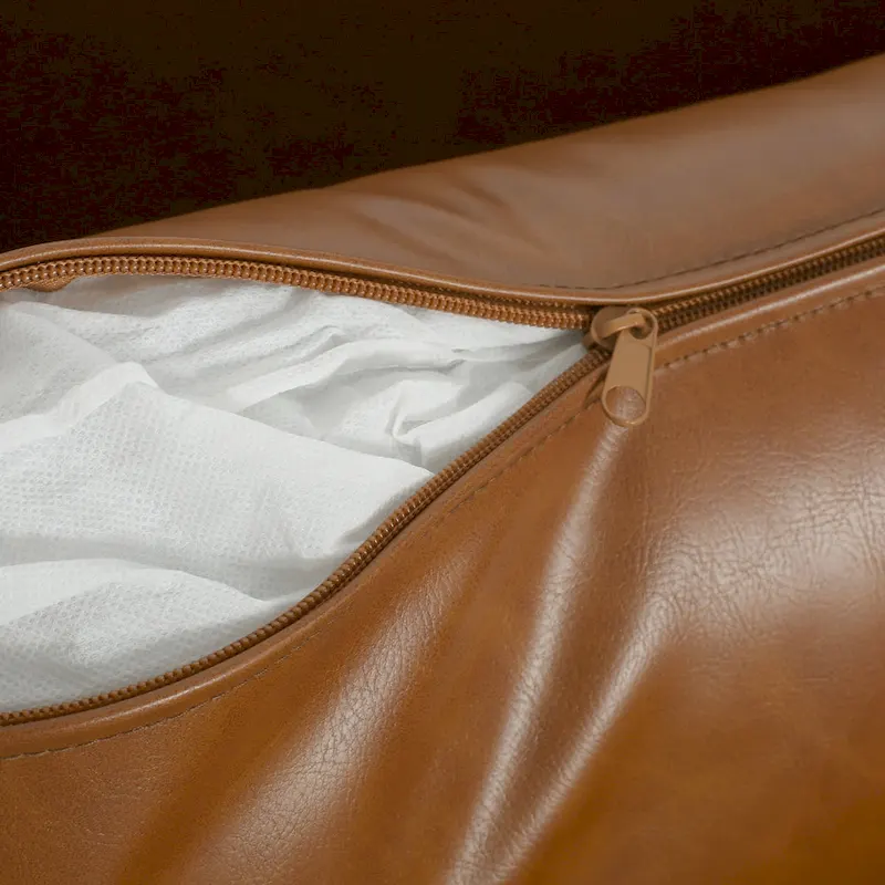 Brown 39.17 Accent Chair with Metal Legs