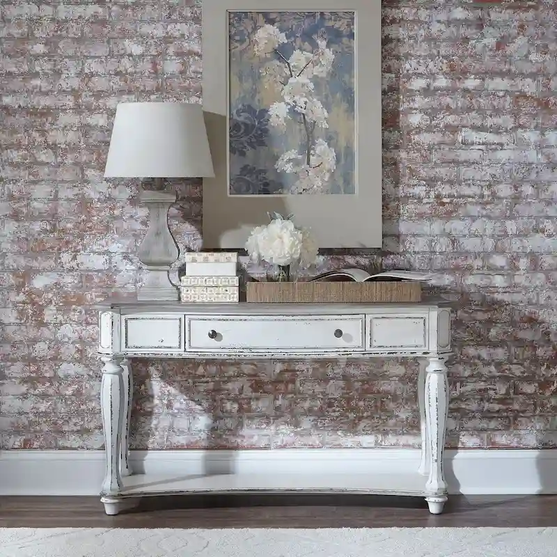Antique White Sofa Table