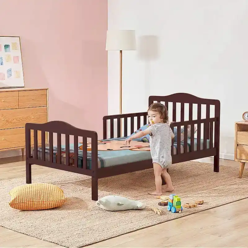 Wooden Baby Toddler Bed Children Bedroom Furniture