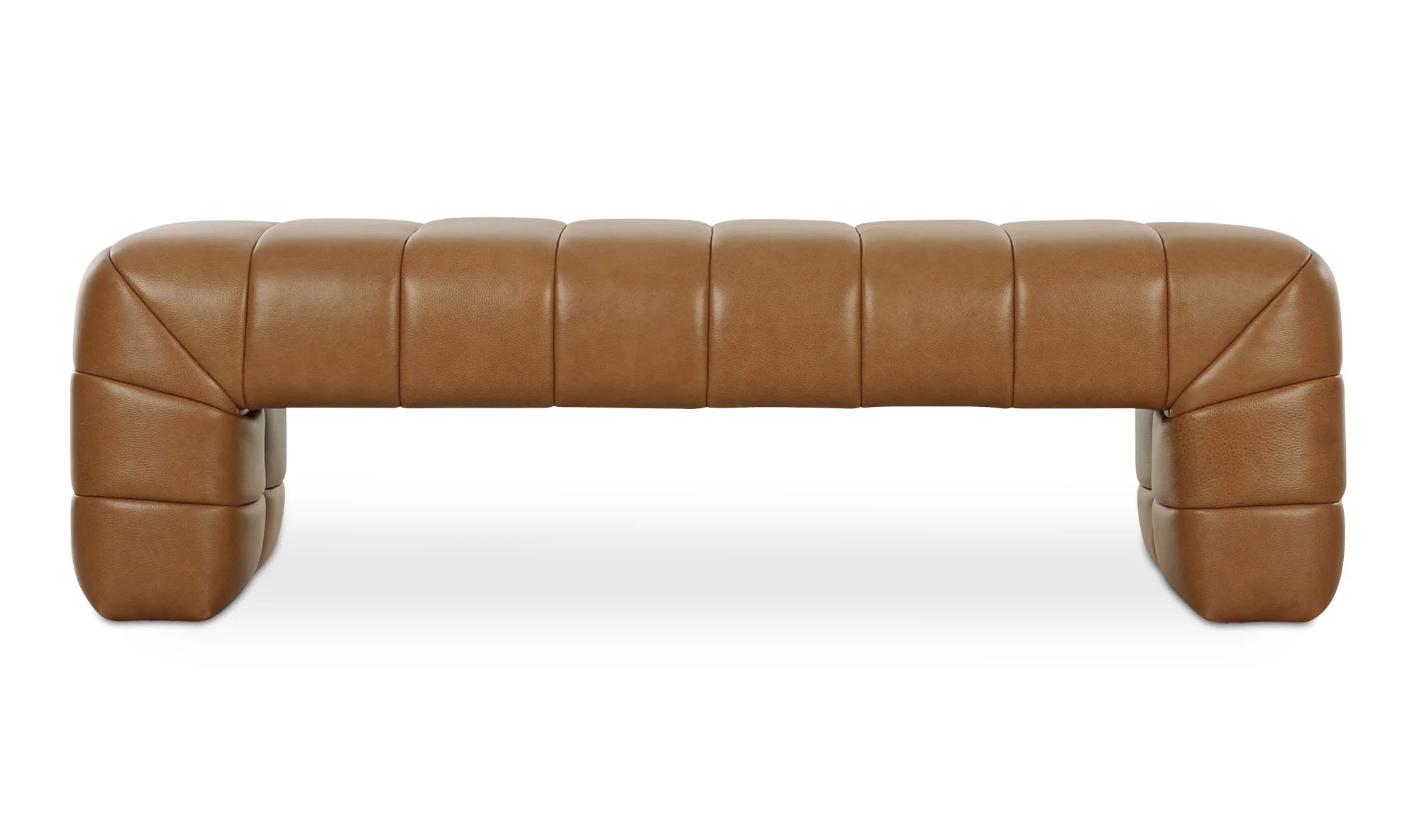 Verity Bench Tan Leather