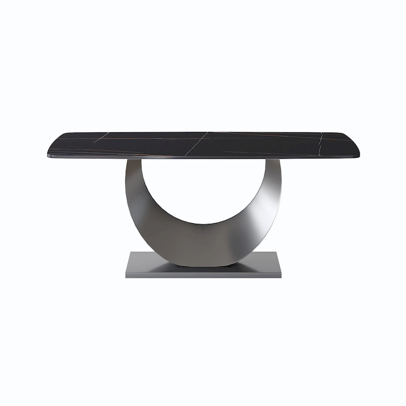 71 Modern Rectangular Sintered Stone Dining Table