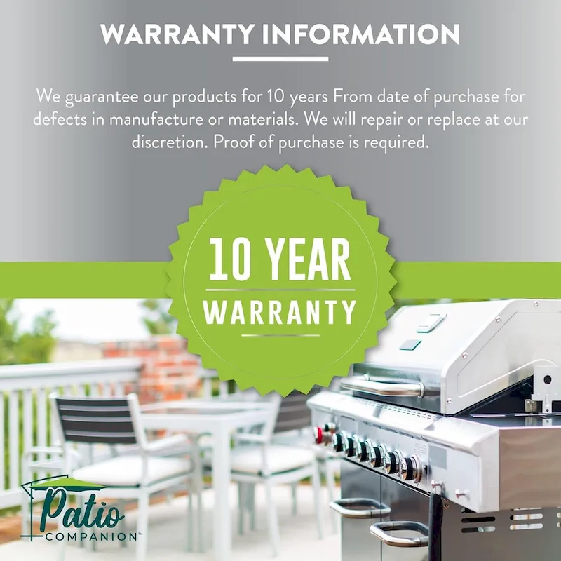 Patio Companion Premium BBQ Grill Cover 58 Inch - 58 Inch