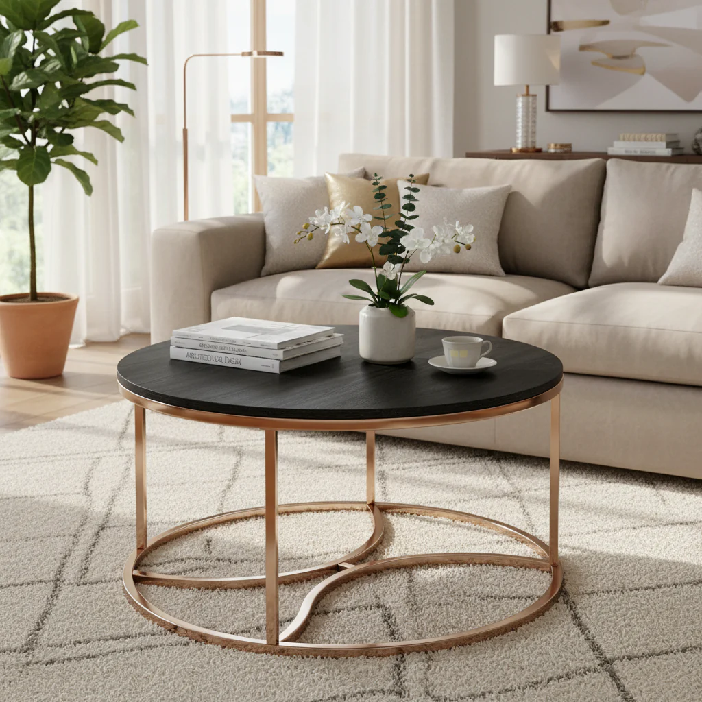 Round 3-piece Nesting Coffee Table