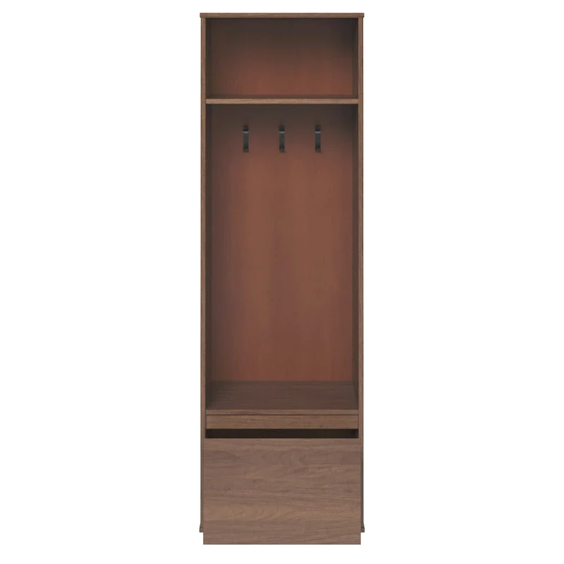 Lucas Mid Century Hall Tree 1 Drawer