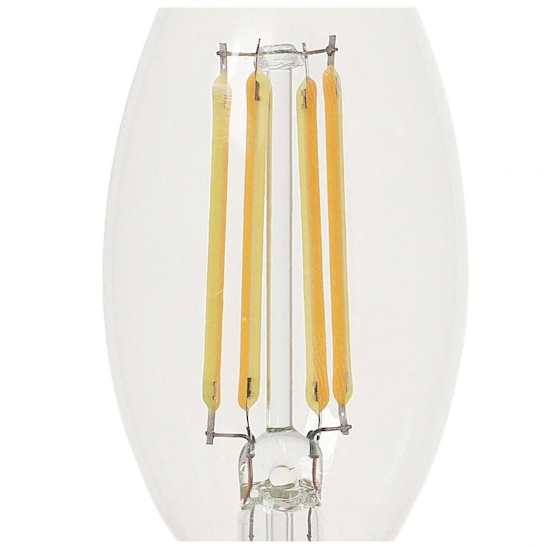 Westinghouse Lighting 4.5 Watt (60 Watt Equivalent) Clear B11 Dimmable Filament LED Light Bulb, Candelabra Base, 6 Pack - 6-Pack