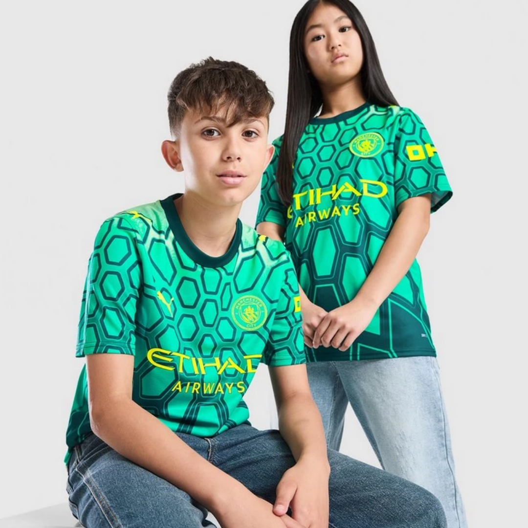 Kid's Manchester City Goalkeeper Kit 2026/27 Green