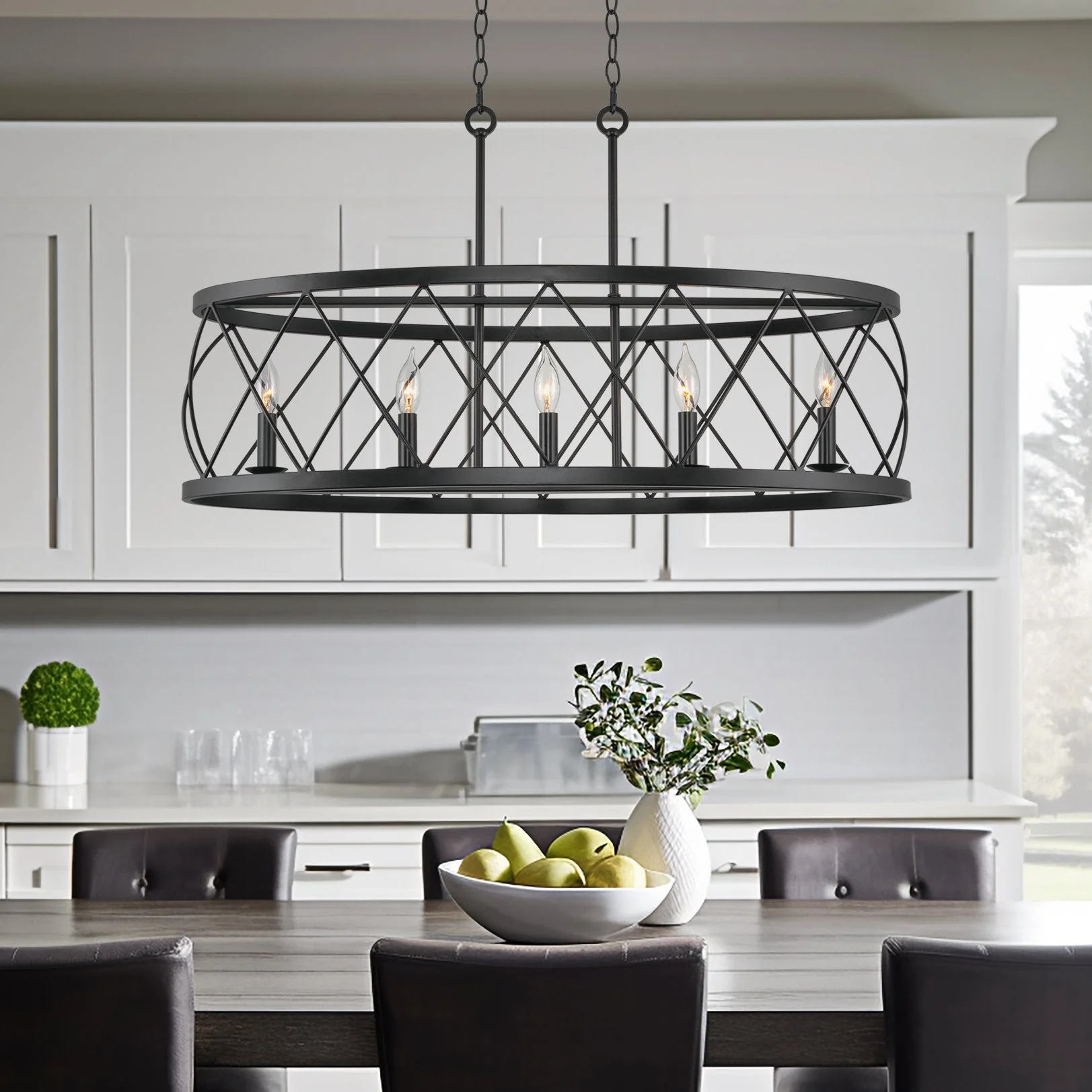 Eleanor 33 5-Light Traditional Kitchen Island Light