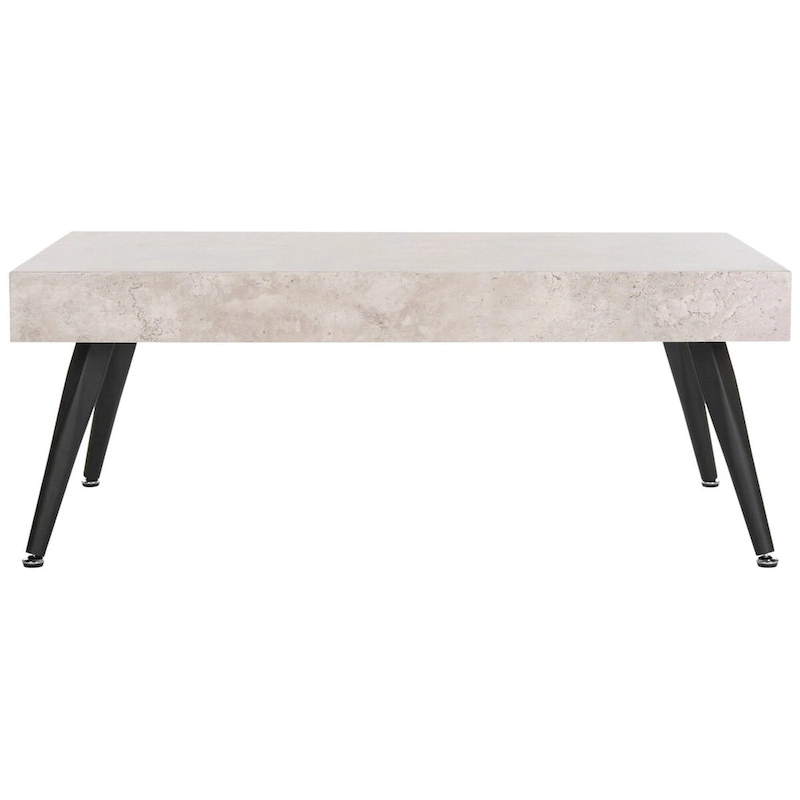 SAFAVIEH Clevie Modern Coffee Table - 43.3 x 23.6 x 16.5 - 43Wx24Dx17H