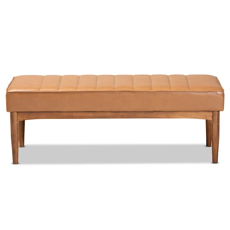 Daymond Mid-Century Modern Dining Bench