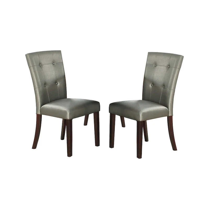 Leather Upholstered Dining Chair,Set of 2