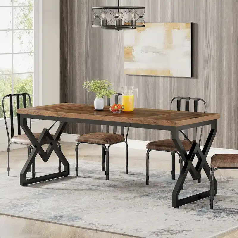 63-in Large Executive Desk, Home Office Computer Desk