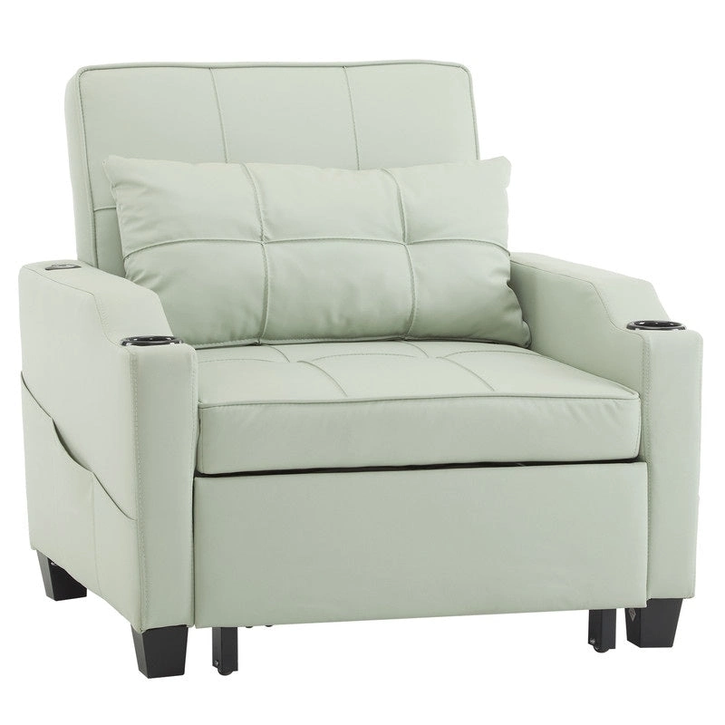 Chair Bed, Sleeper Sofa Chair Bed 3 in 1, Adjustable Recliner,Armchair, Sofa, Bed, Linen