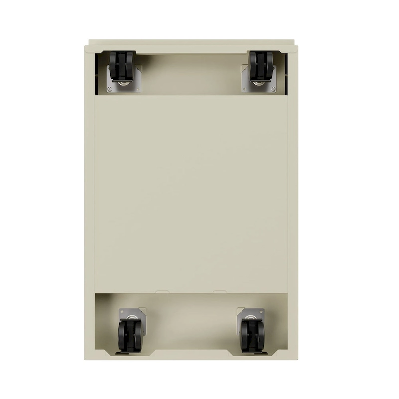 Hirsh 20-inch-deep Steel Mobile Two-drawer File Pedestal with Lock