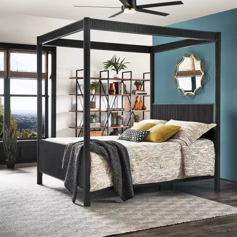 Shirley Queen Bed - Black - iNSPIRE Q