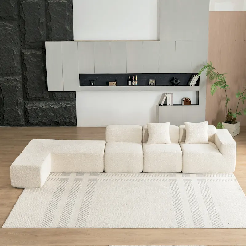 Sectional Sofa Full-compressed Sofa Couch Free-combined Sofa