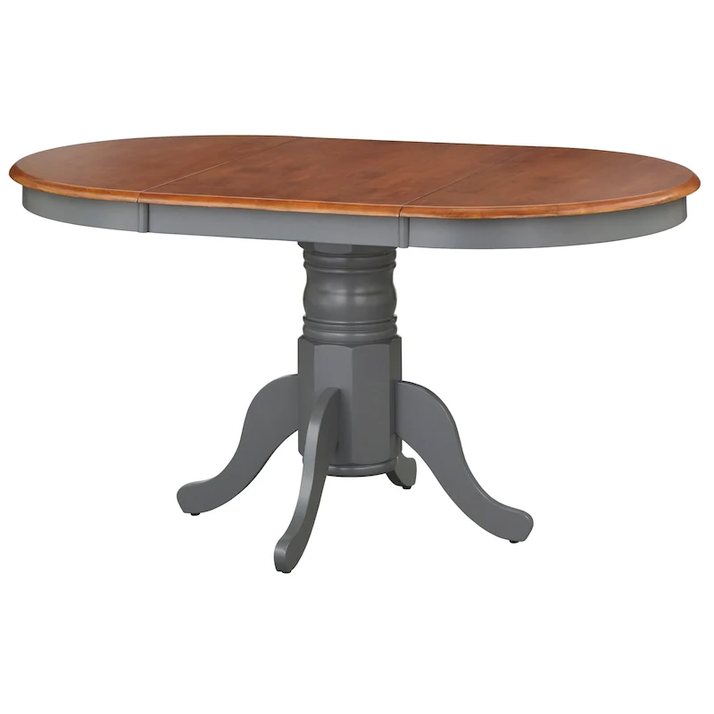 Simple Living Carolina Farmhouse Solid Wood Dining Table with Leaf