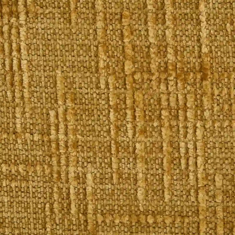 76.77 Chenille Upholstered Sofa with 2 Ottomans