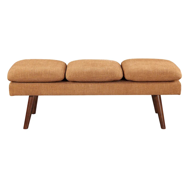Amanda 54 Mid-Century Bench