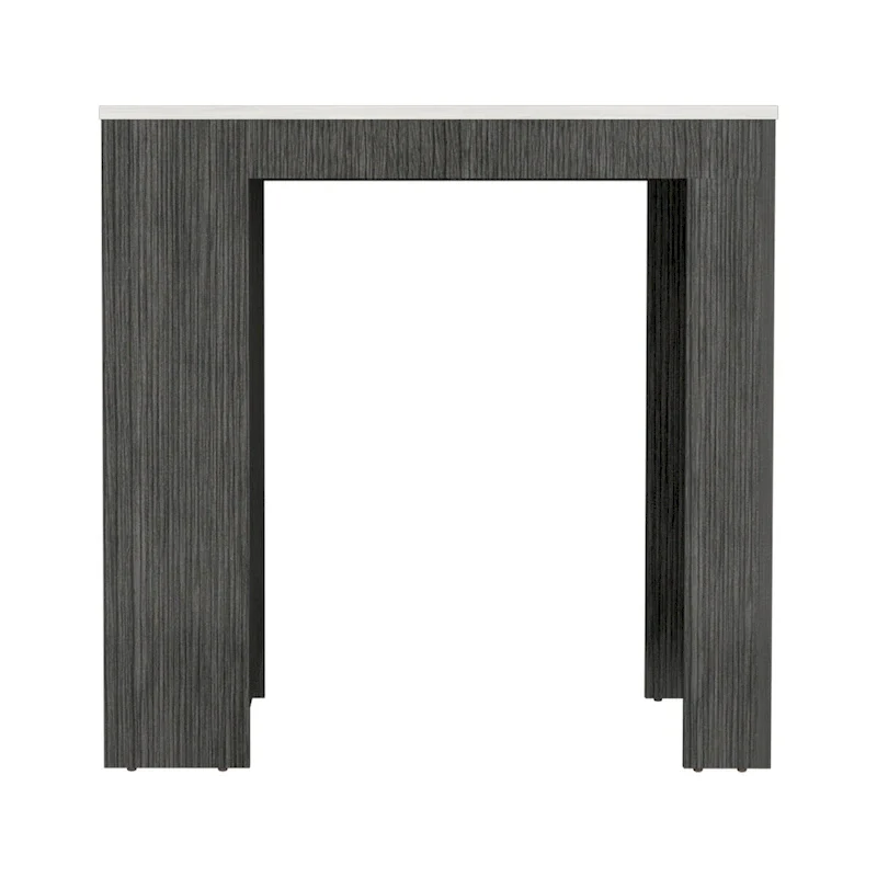 Kitchen Island Doyle, Kitchen, Concrete Gray / Ibiza Marble,High quality and durable