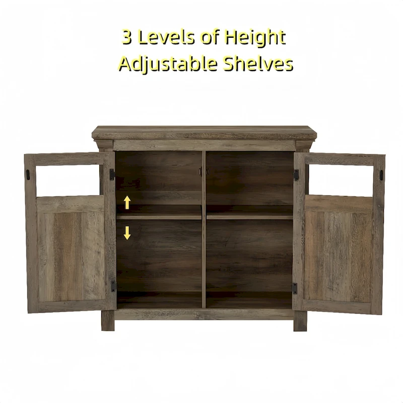 Large Buffet Sideboard Cabinet Bar Wine Cabinet