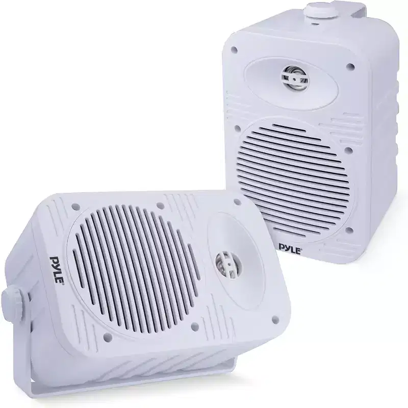 Pyle 5.25 2-Way Indoor/Outdoor Bluetooth Speaker System (White) - PDWRBT56WT.1