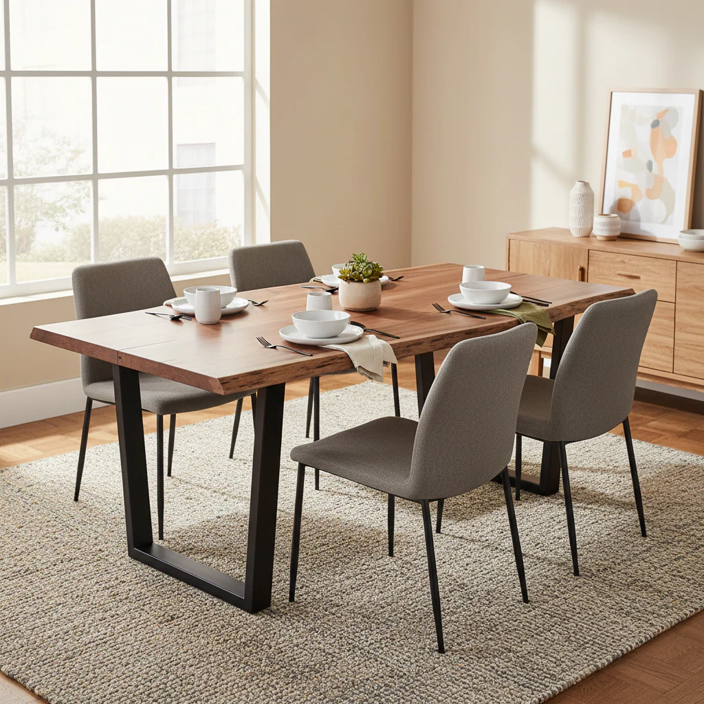 Live Edge Walnut Dining Table