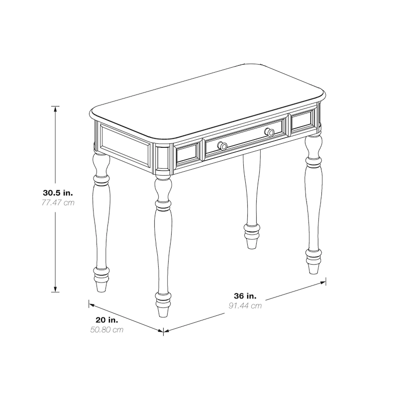 Country Meadows 36 Desk